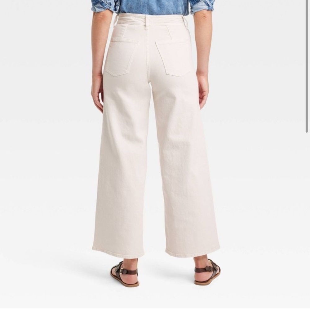 Women's High-Rise Sailor Wide Leg Ankle Jeans - Universal Thread™